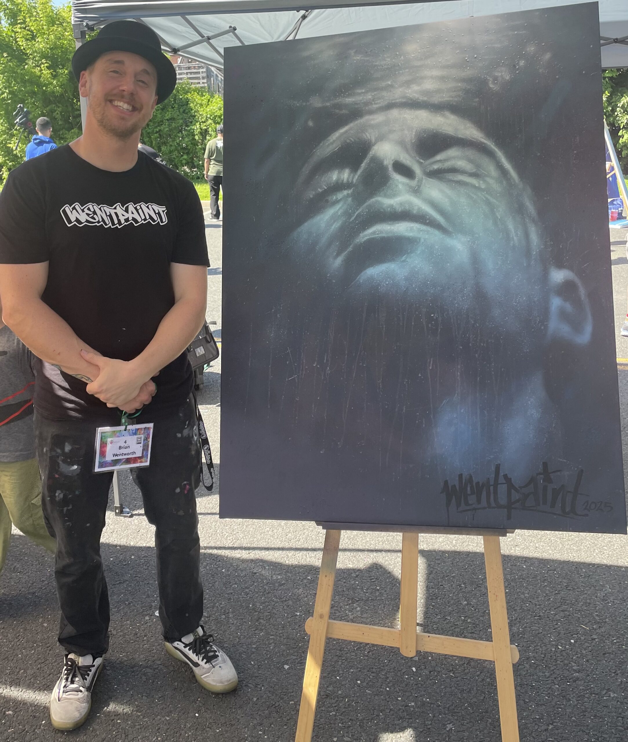 Brian Wentworth, winner of 2025 Graffiti Battle