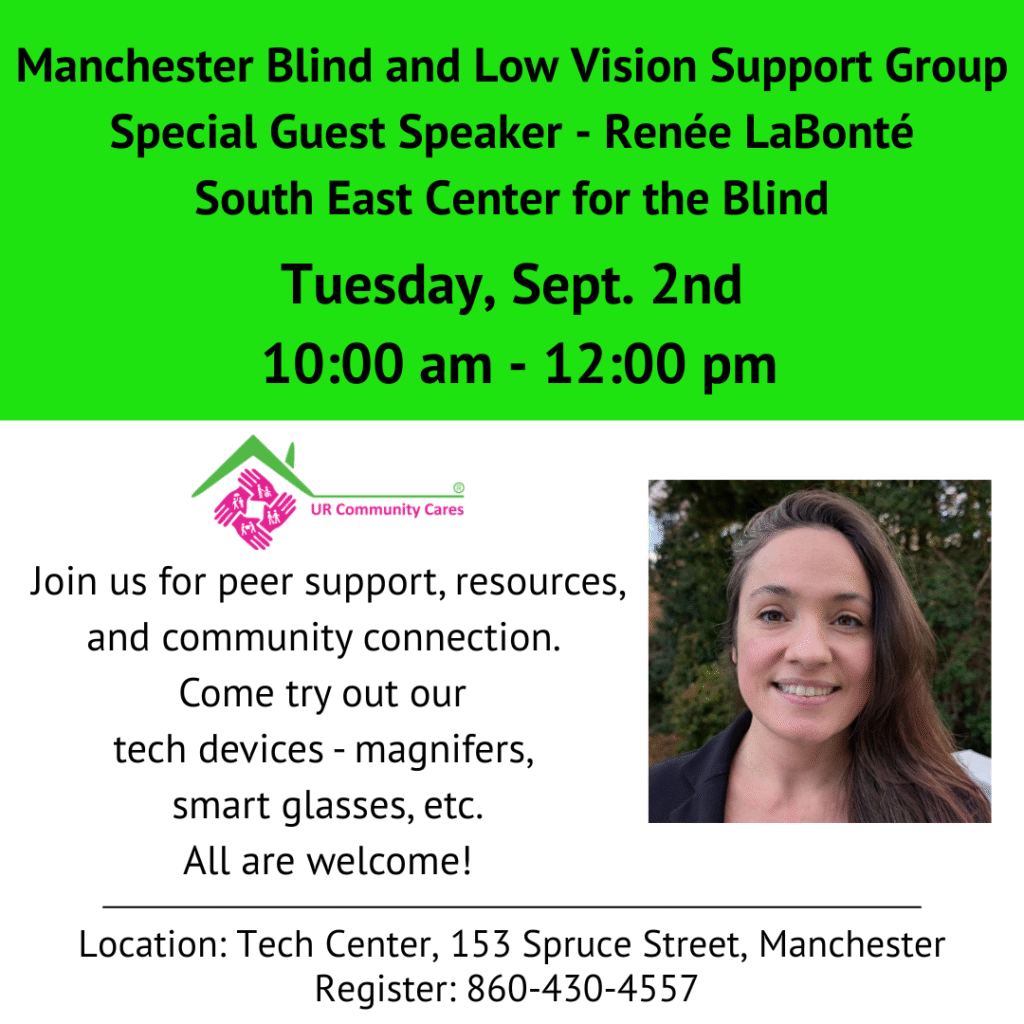 Renée LaBonté Guest Speaker Sept 2nd meeting 10am-12pm