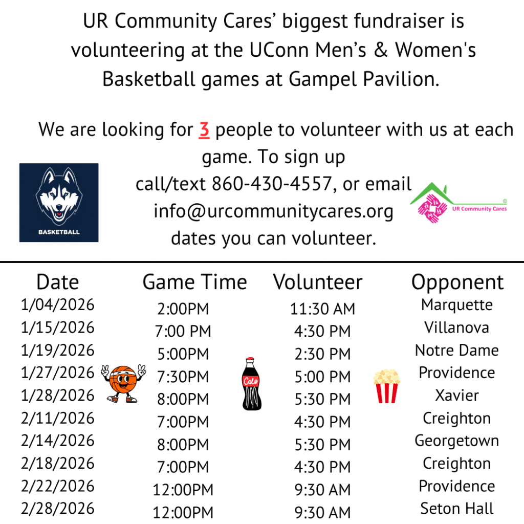 Volunteer at UConn Basketball games.