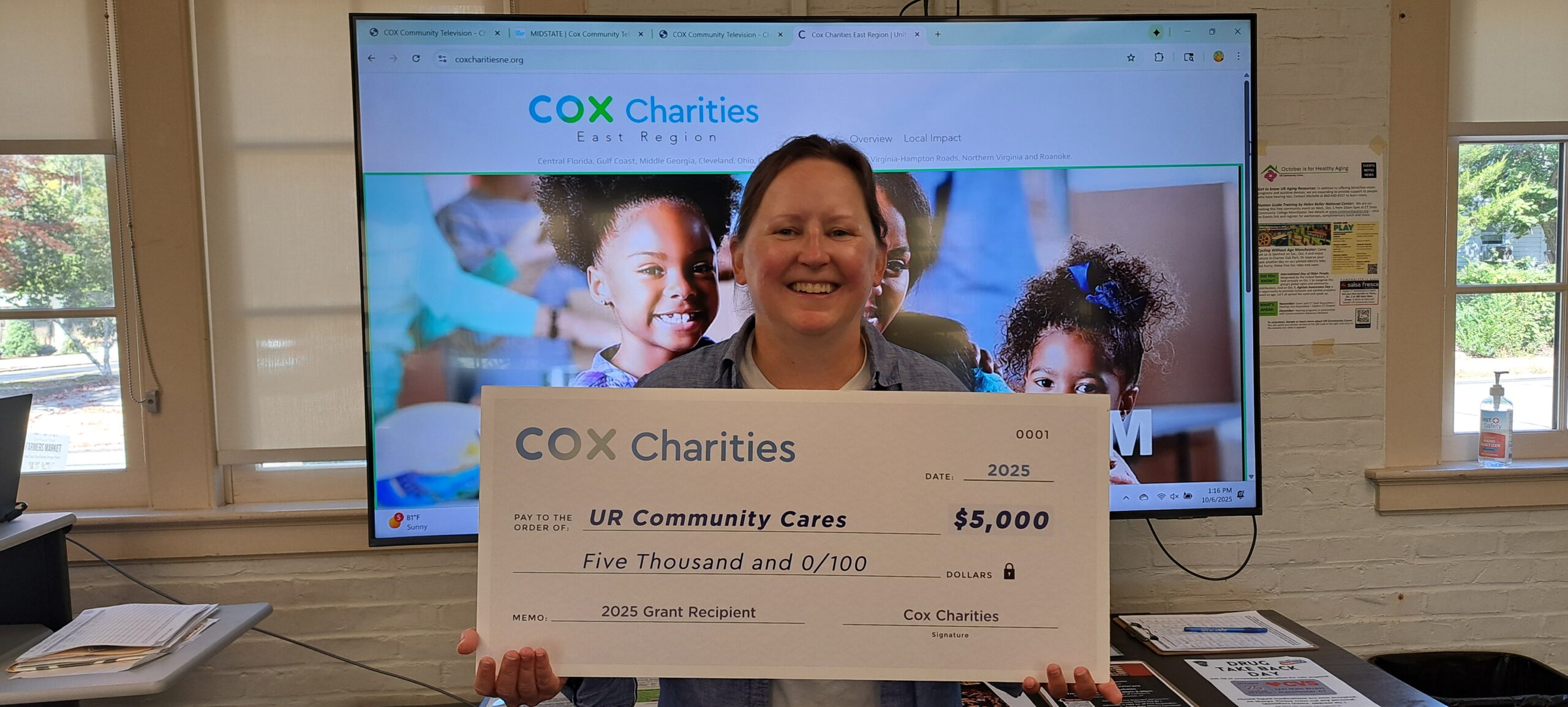 Thank you COX Charities