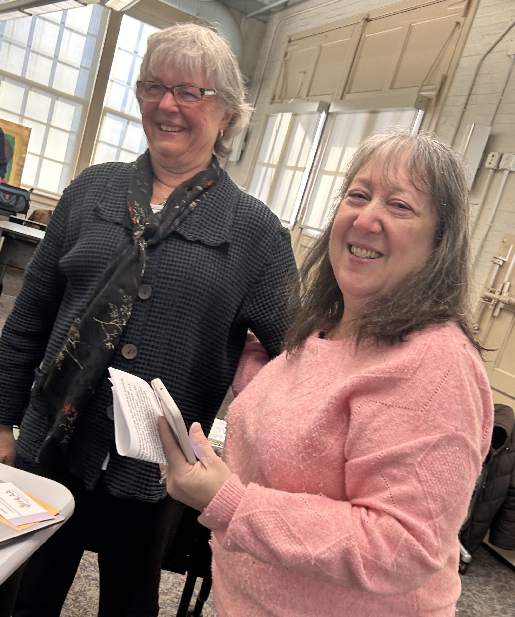 Luisa Gasco-Soboleski, President, Connecticut Association of the Deaf and Janine Katomski, President, HLAA Eastern Connecticut Chapter