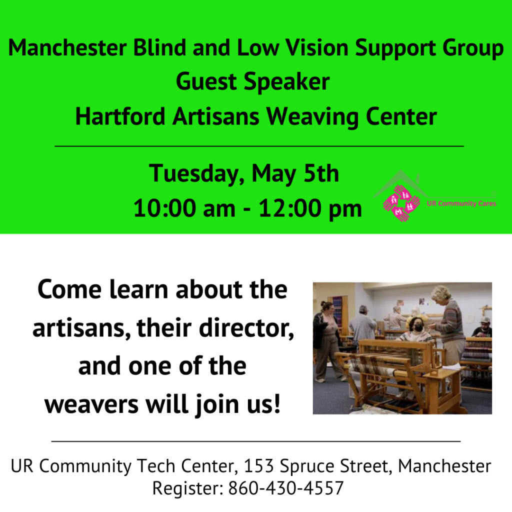 Hartford Artisans Weaving Center Guest Speaker