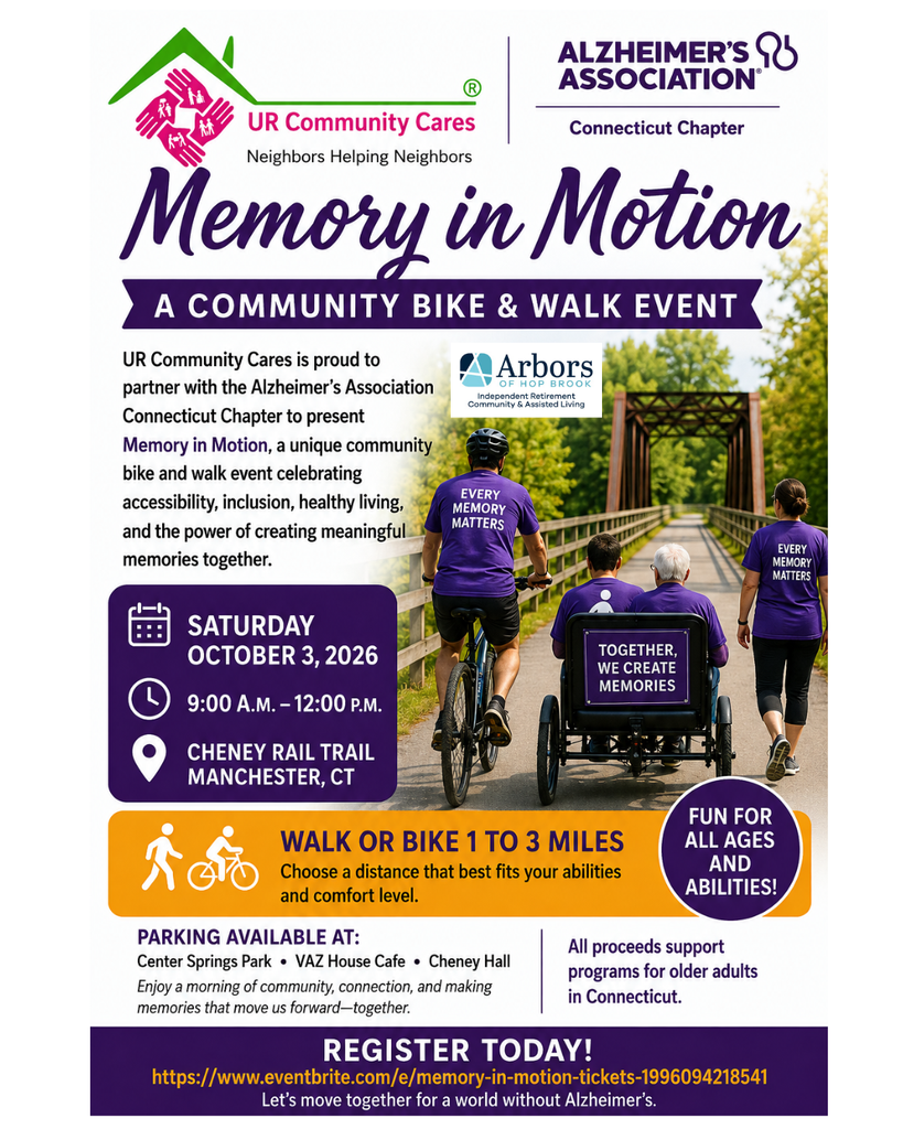 Memory in Motion Memory in Motion Oct 3rd walk/bike event 9am-12pm